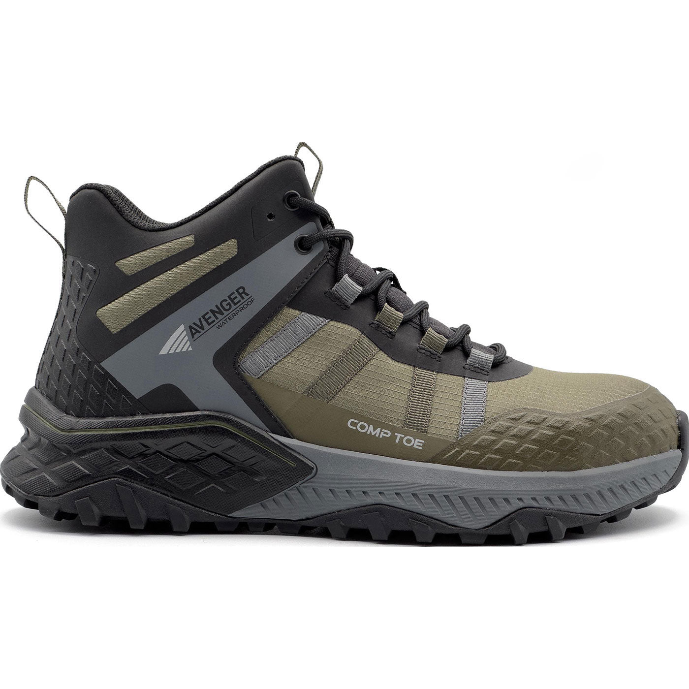 Avenger Aero Trail Mid Men's 5-inch Composite Toe Electrical Hazard Work Shoe - profile