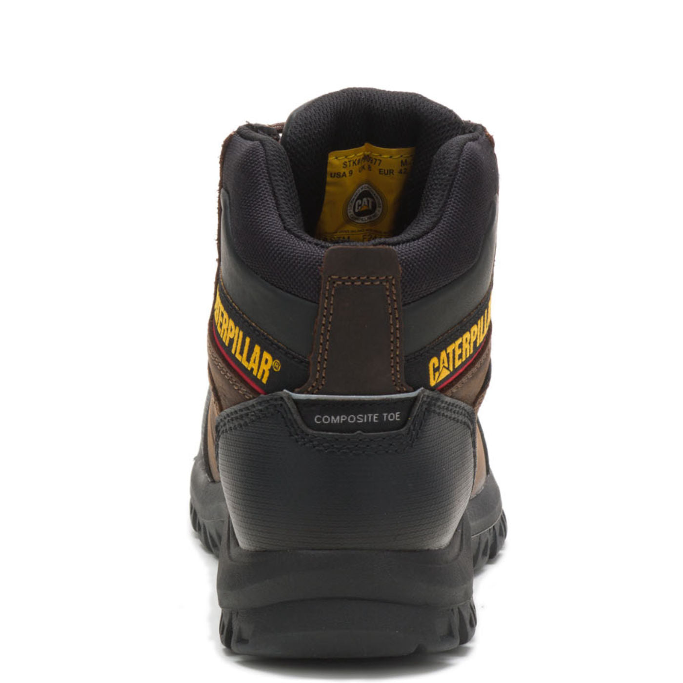 Cat Resorption Men's 6-inch Composite Toe Electrical Hazard Waterproof Work Boot - back