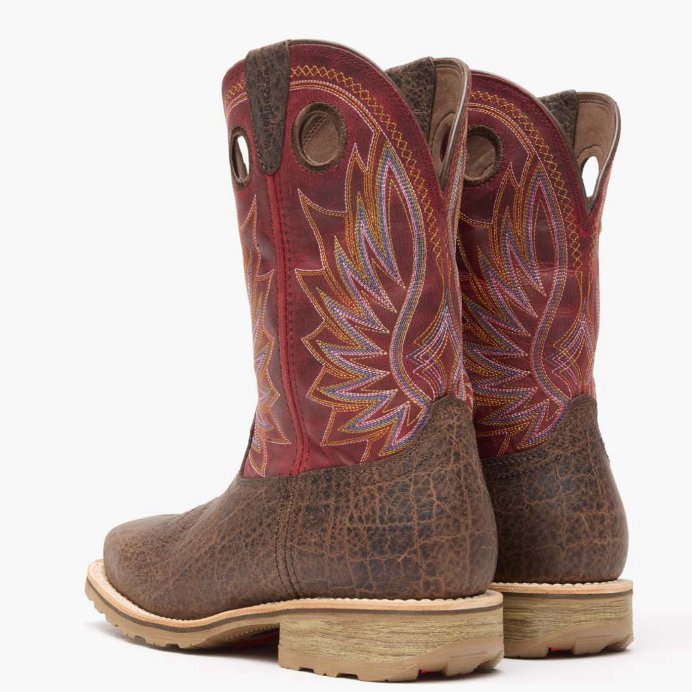 Durango® Maverick Pro™ Steel Toe Waterproof Western Work Boot - back