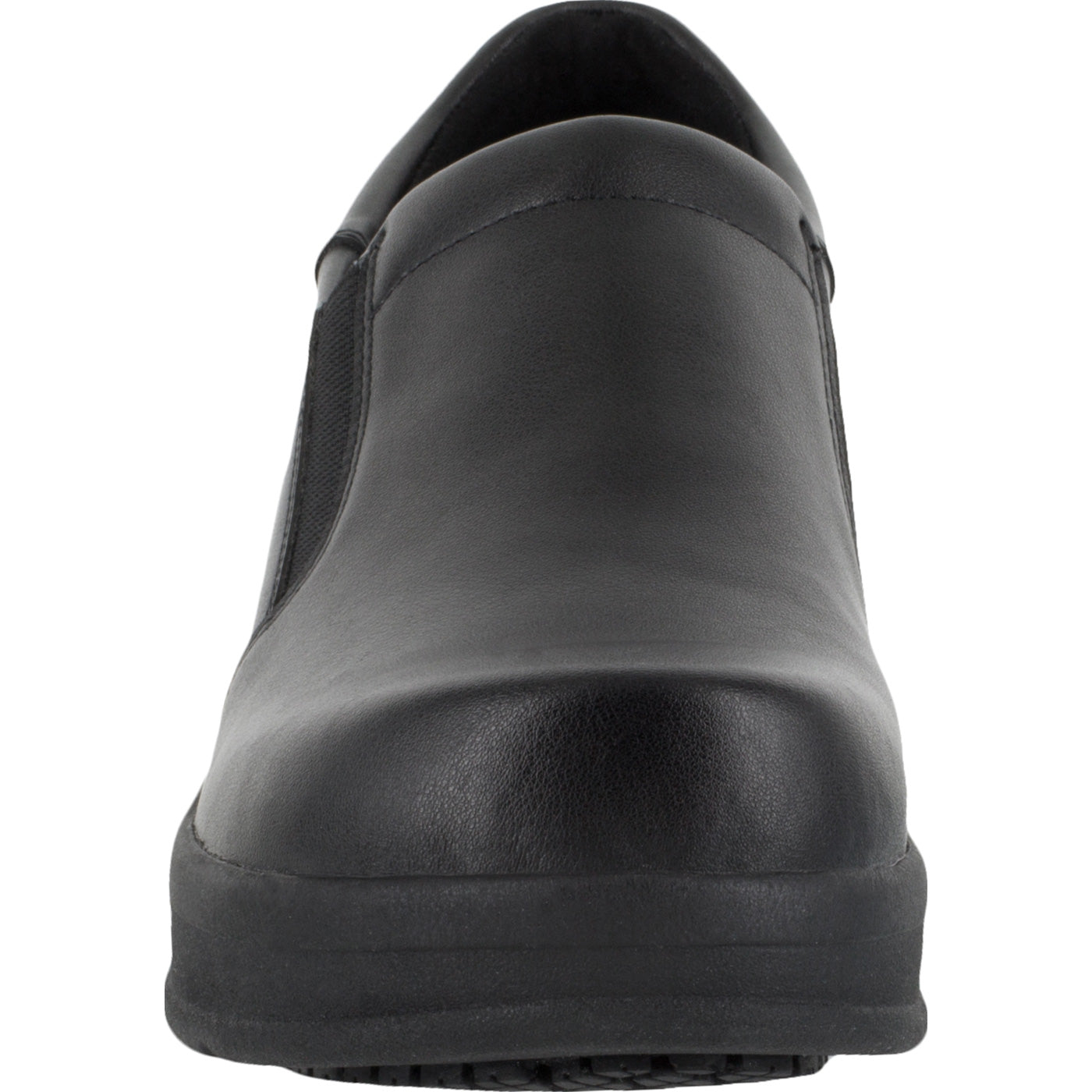 Easy WORKS by Easy Street Appreciate Women's Slip-Resistant Leather Slip-on Work Shoe - front
