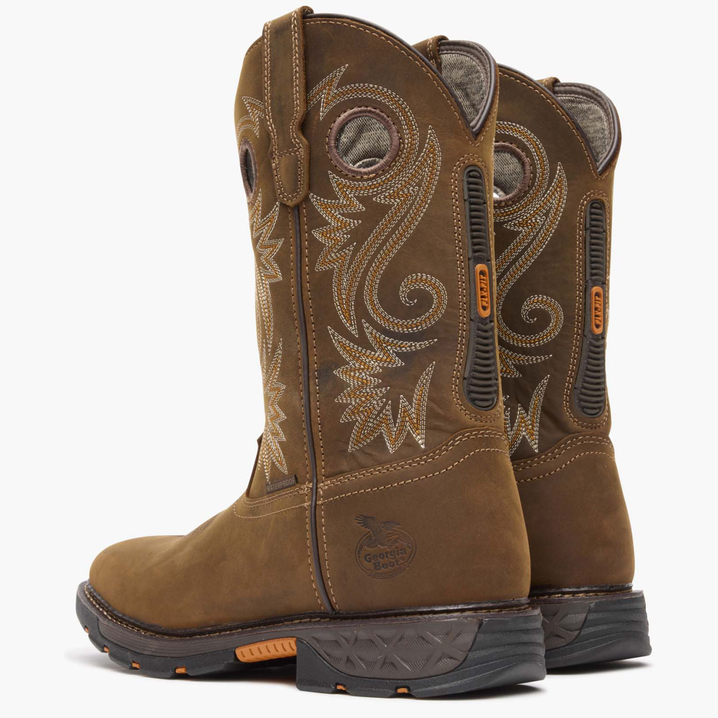 Georgia Boot Men's Carbo-Tec FLX Waterproof Pull-On Work Boot