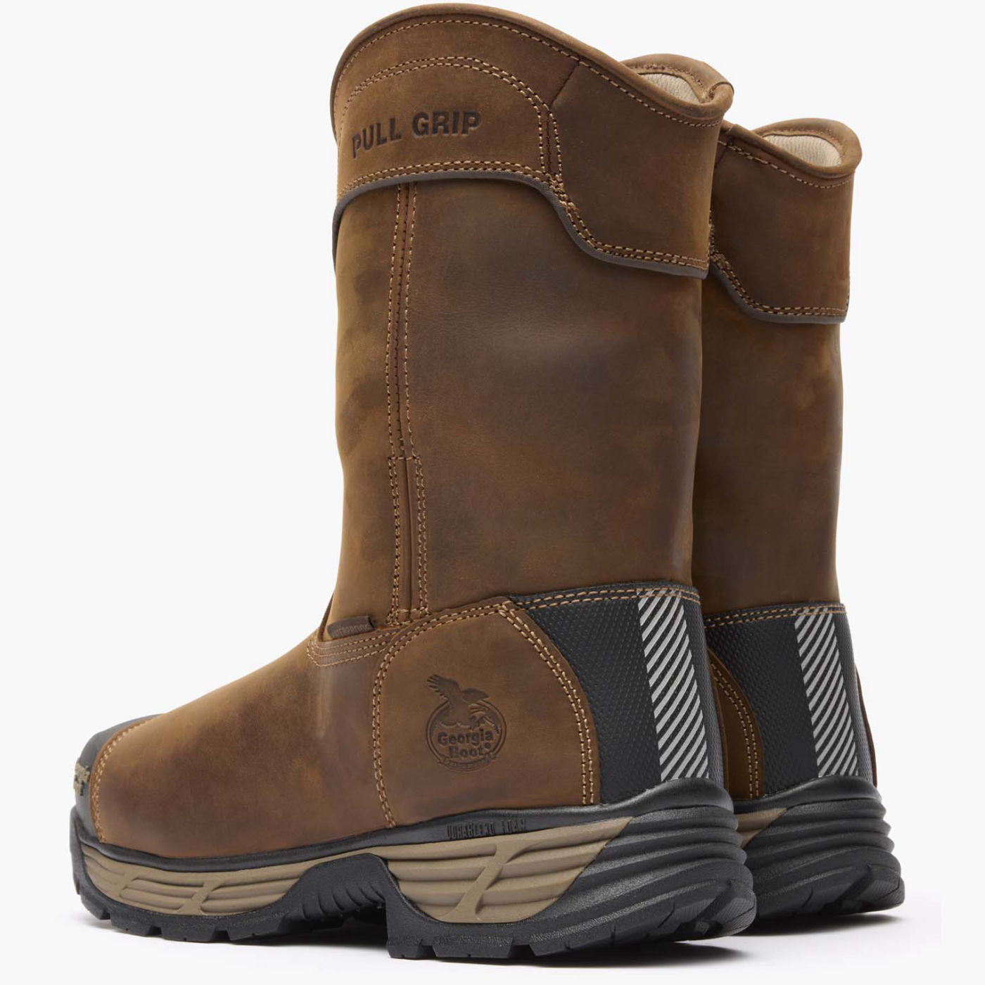Georgia Boot Durablend Edge 10" Waterproof Alloy Toe Pull On Work Boot