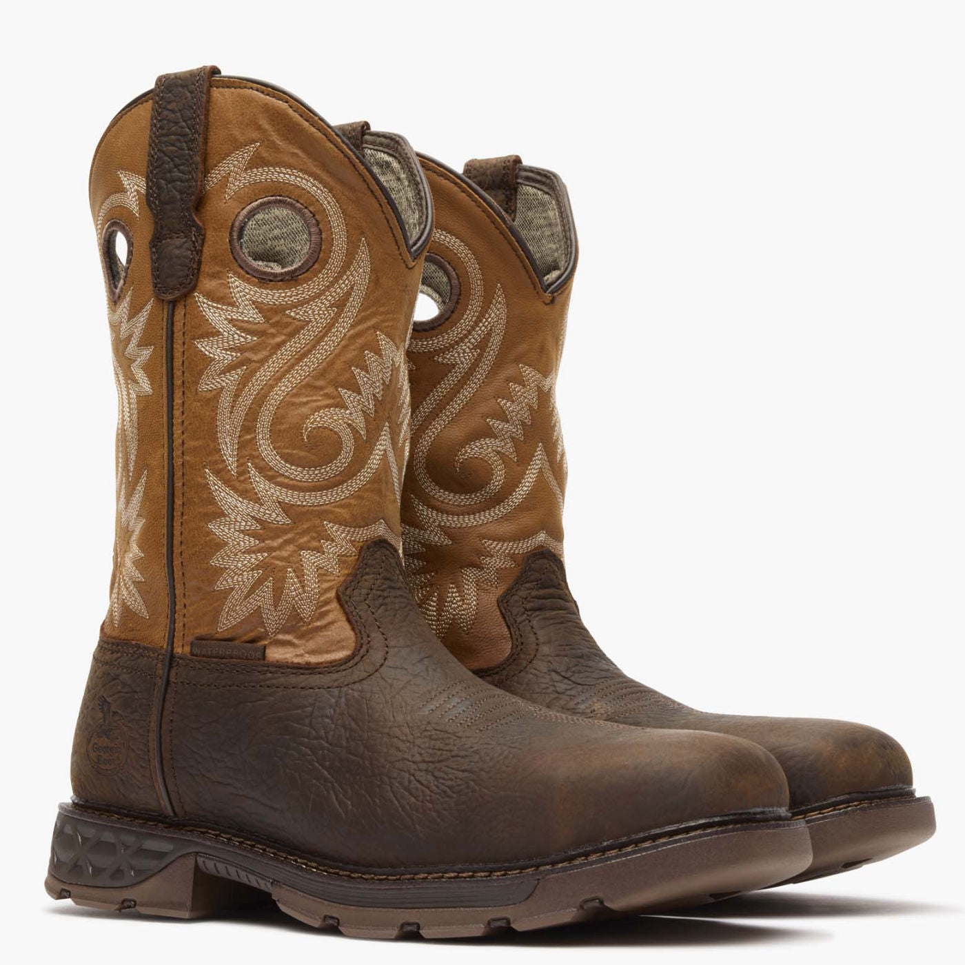 Georgia Boot Carbo-Tec FLX 11" Waterproof Alloy Toe Pull On Work Boot