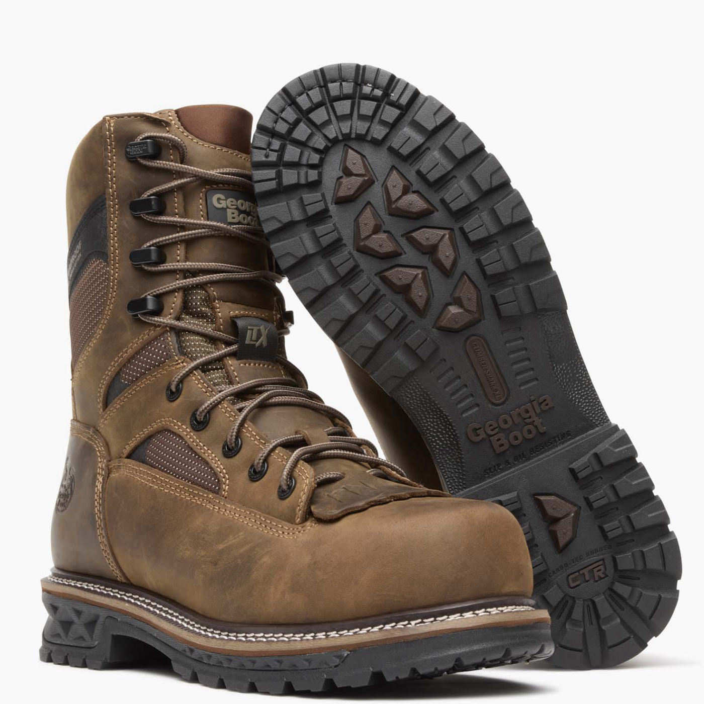 Georgia Boot LTX Logger 9" Composite Toe 400G Insulated Waterproof Work Boot