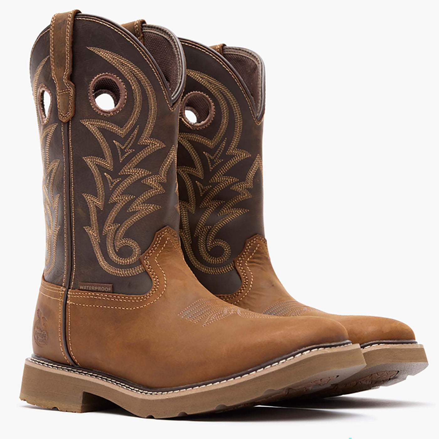 Georgia Boot Core 37 Western 11" Waterproof Pull-On Work Boot