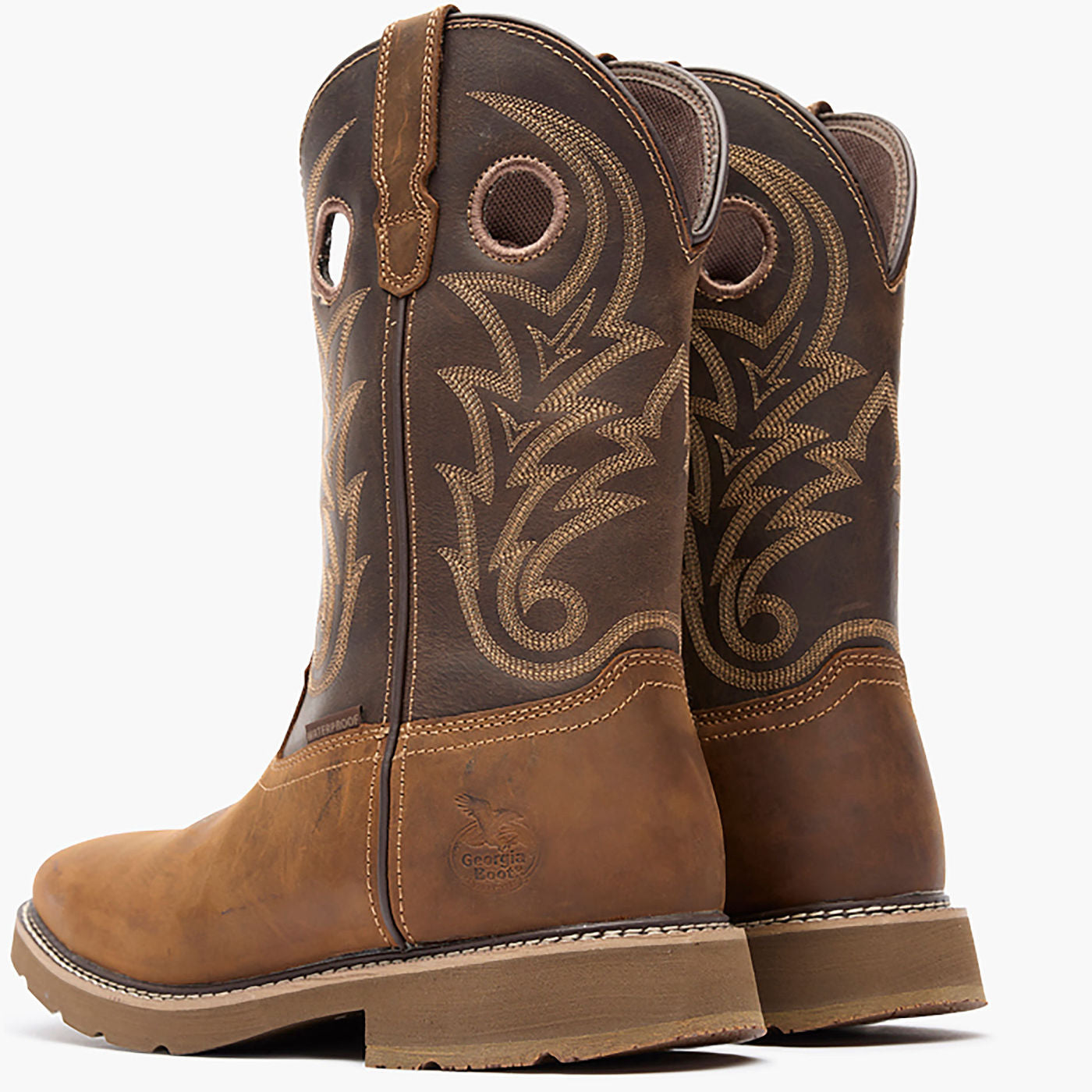 Georgia Boot Core 37 Western 11" Waterproof Pull-On Work Boot