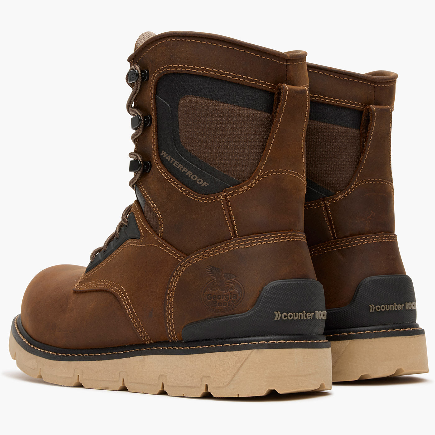 Georgia Boot Carbon Flex Wedge 8" Waterproof Work Boot