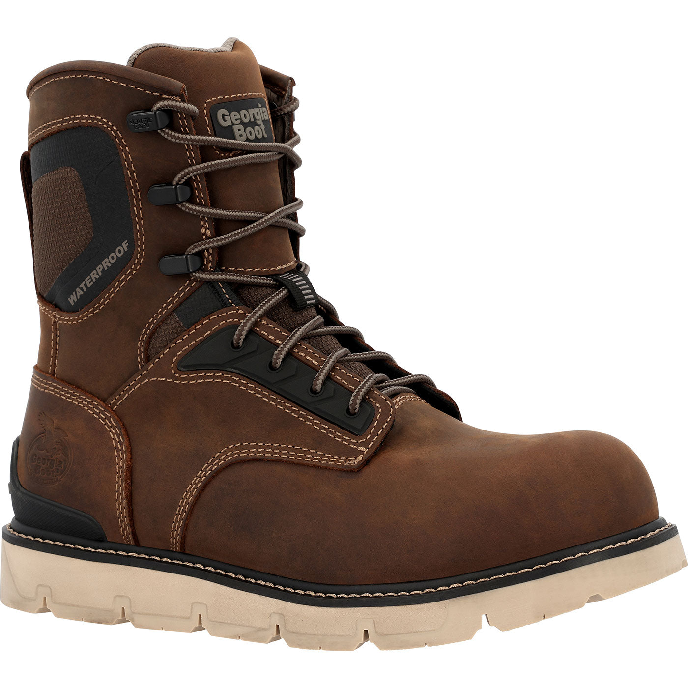 Georgia Boot Carbon Flex Wedge 8" Waterproof Work Boot