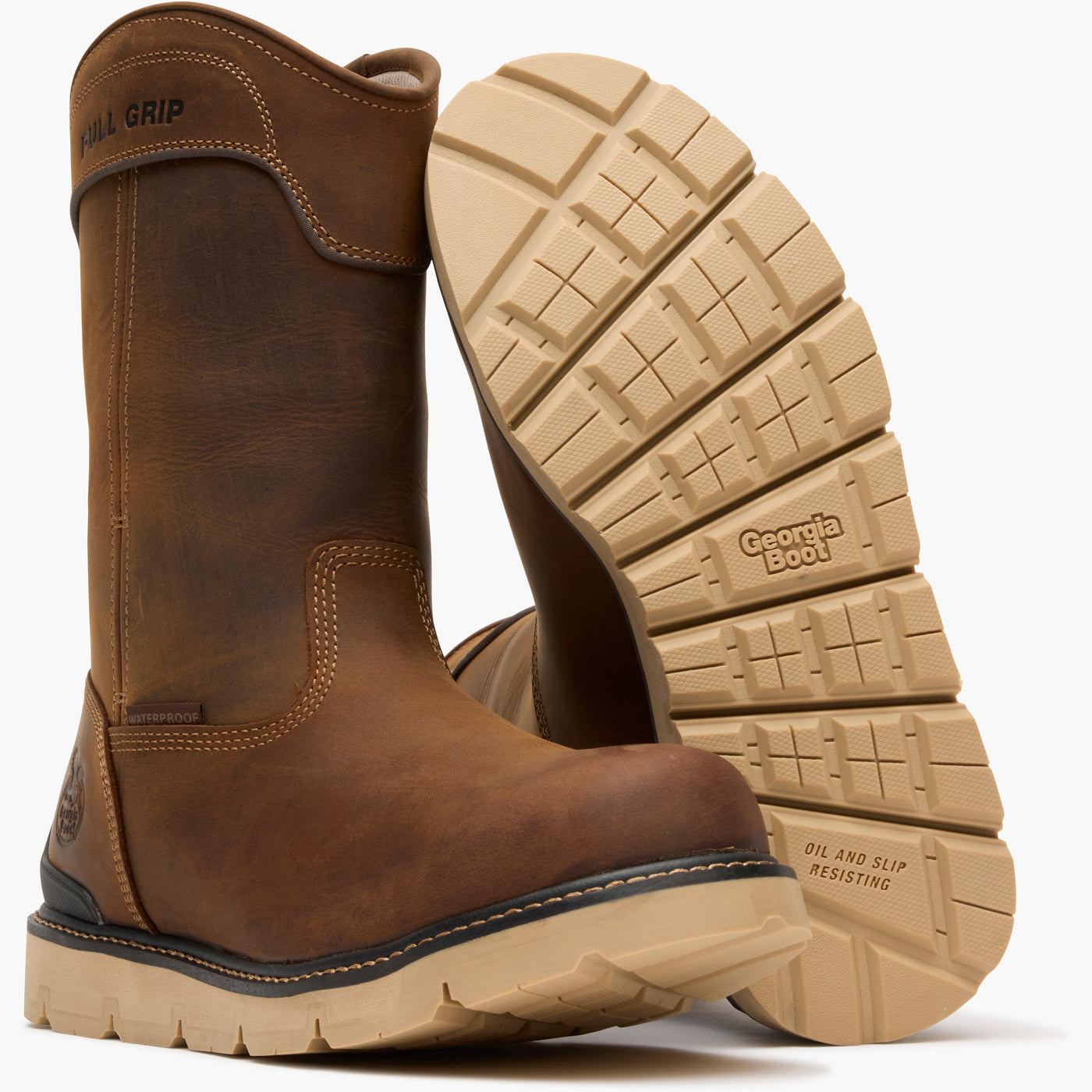 Georgia Boot Carbon Flex Wedge 11" Pull On Waterproof Work Boot