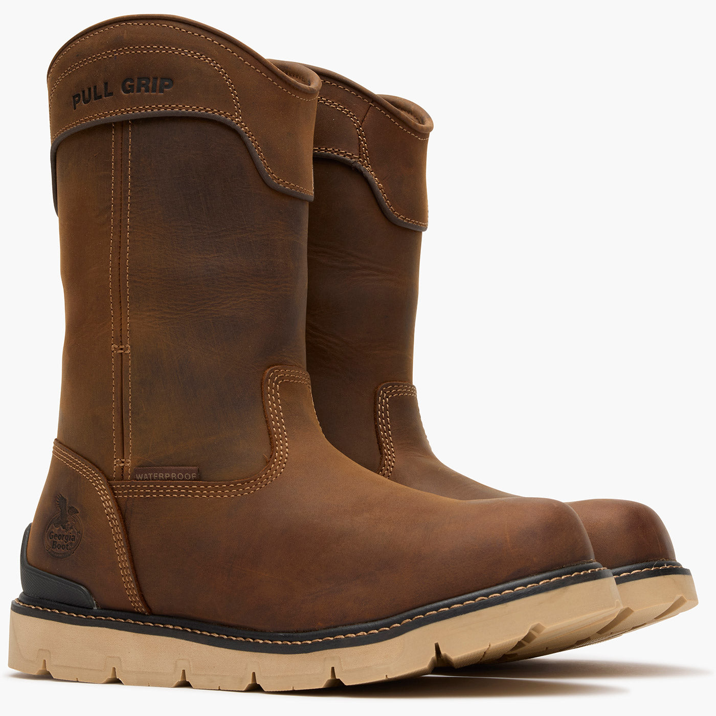 Georgia Boot Carbon Flex Wedge 11" Pull On Waterproof Work Boot