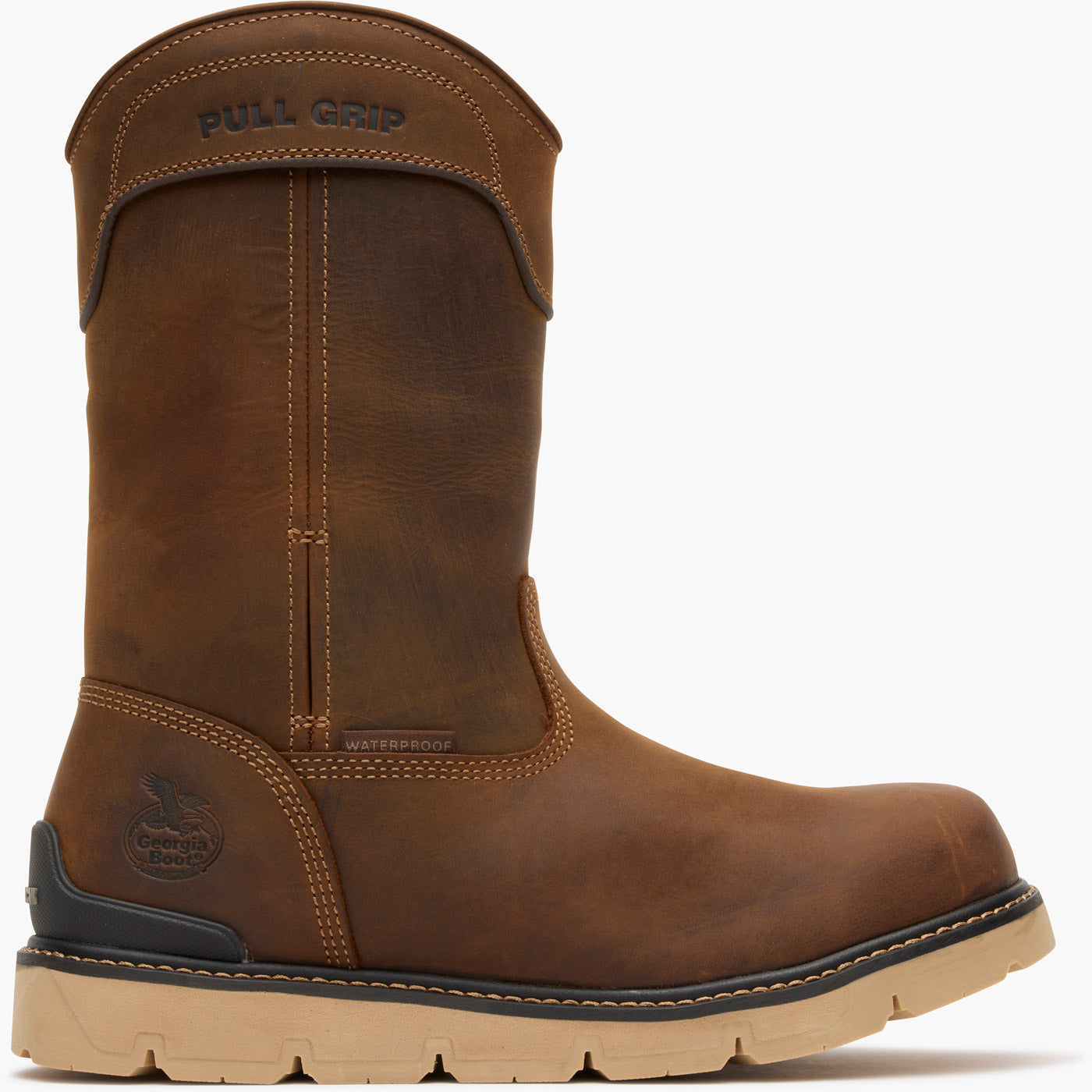 Georgia Boot Carbon Flex Wedge 11" Pull On Waterproof Work Boot