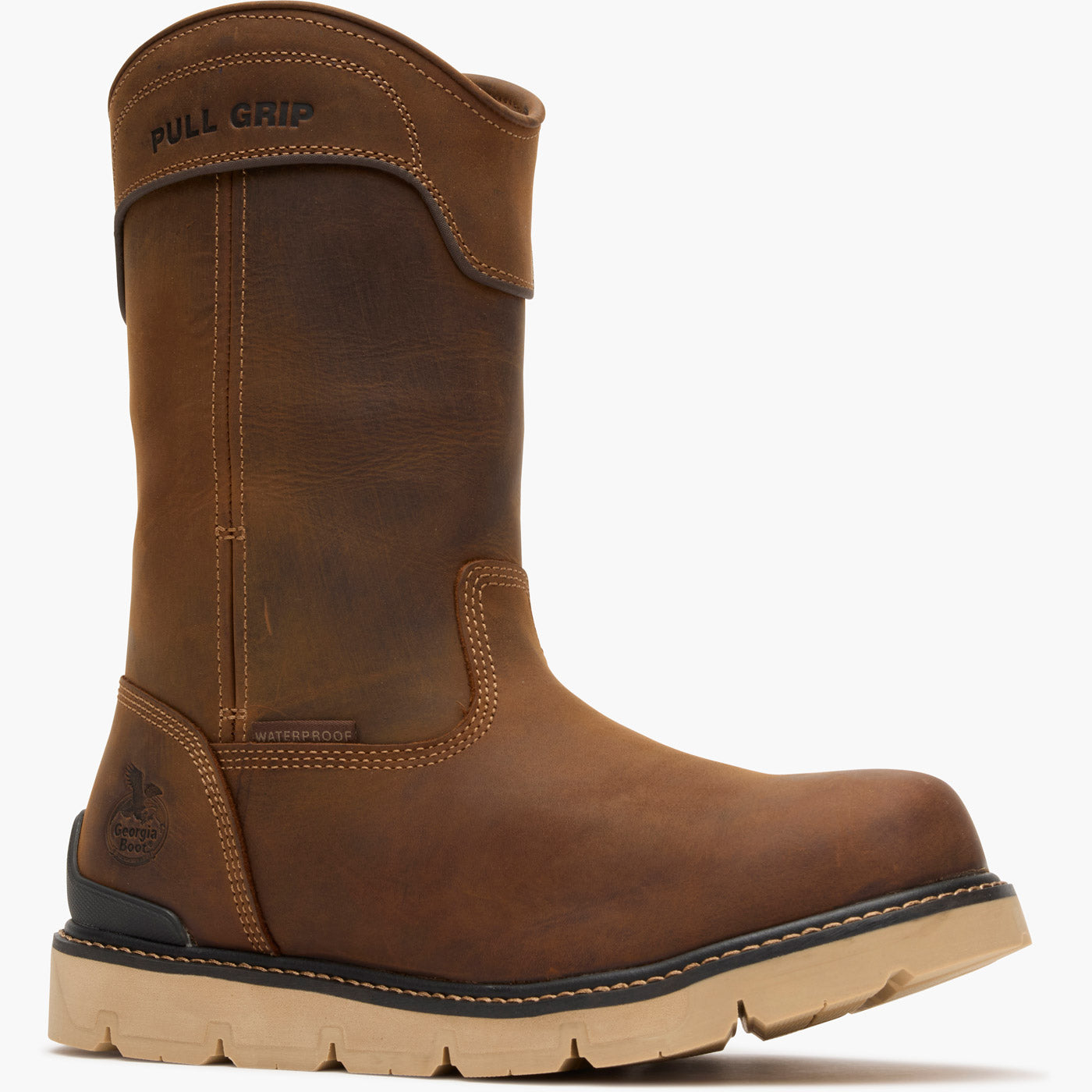 Georgia Boot Carbon Flex Wedge 11" Pull On Waterproof Work Boot