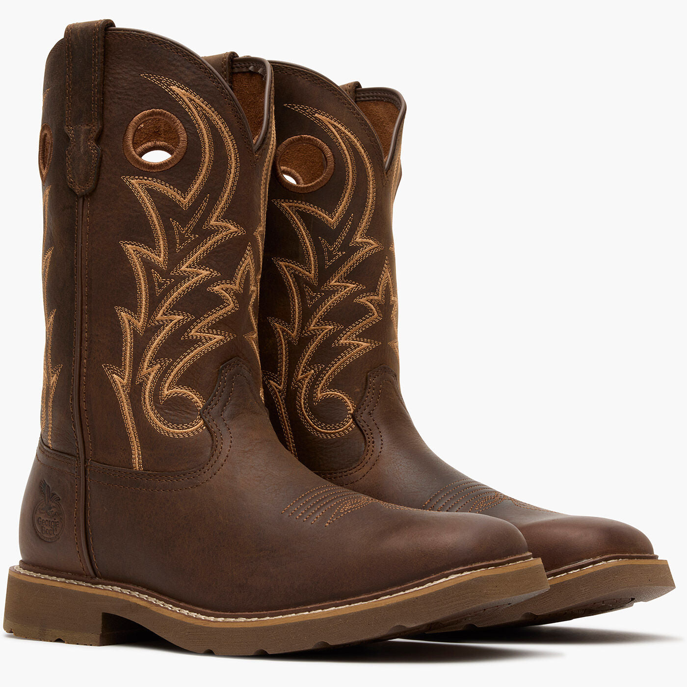 Georgia Boot Core 37 11" Western Pull-On Work Boot