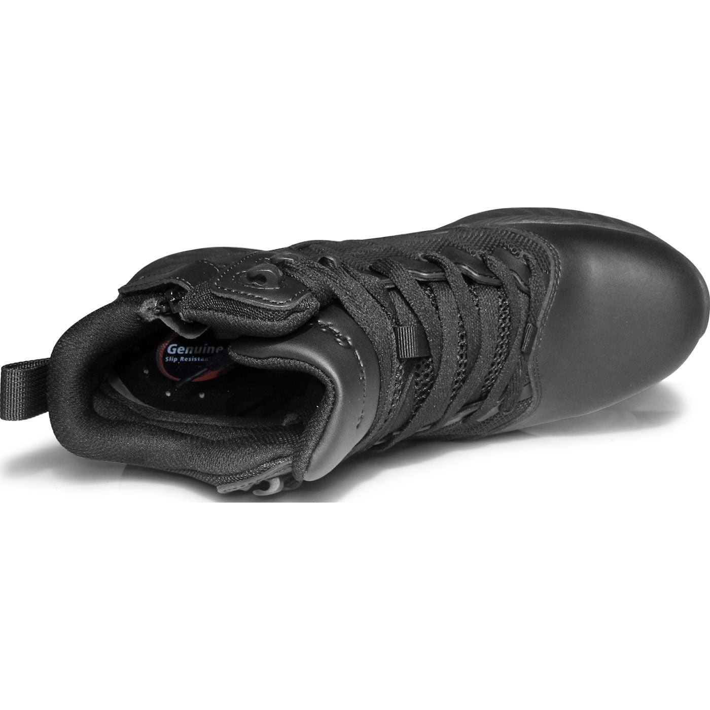 Genuine Grip Shielder Women's 6-inch Slip-Resisting Zipper Work Boot - birdseye
