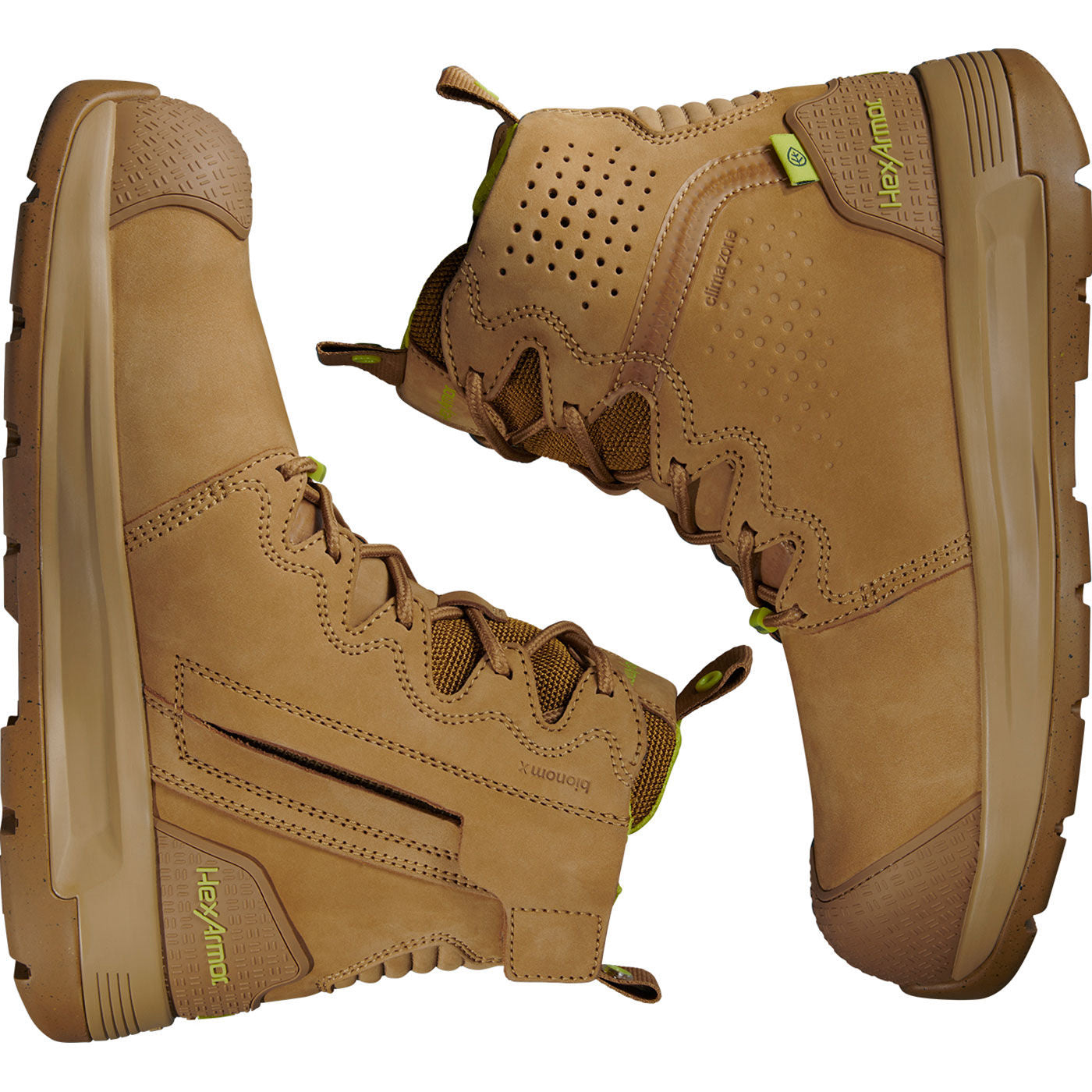 HexArmor Xtend HD Men's 8-inch Composite Toe Electrical Hazard Zipper Work Boot - birdseye