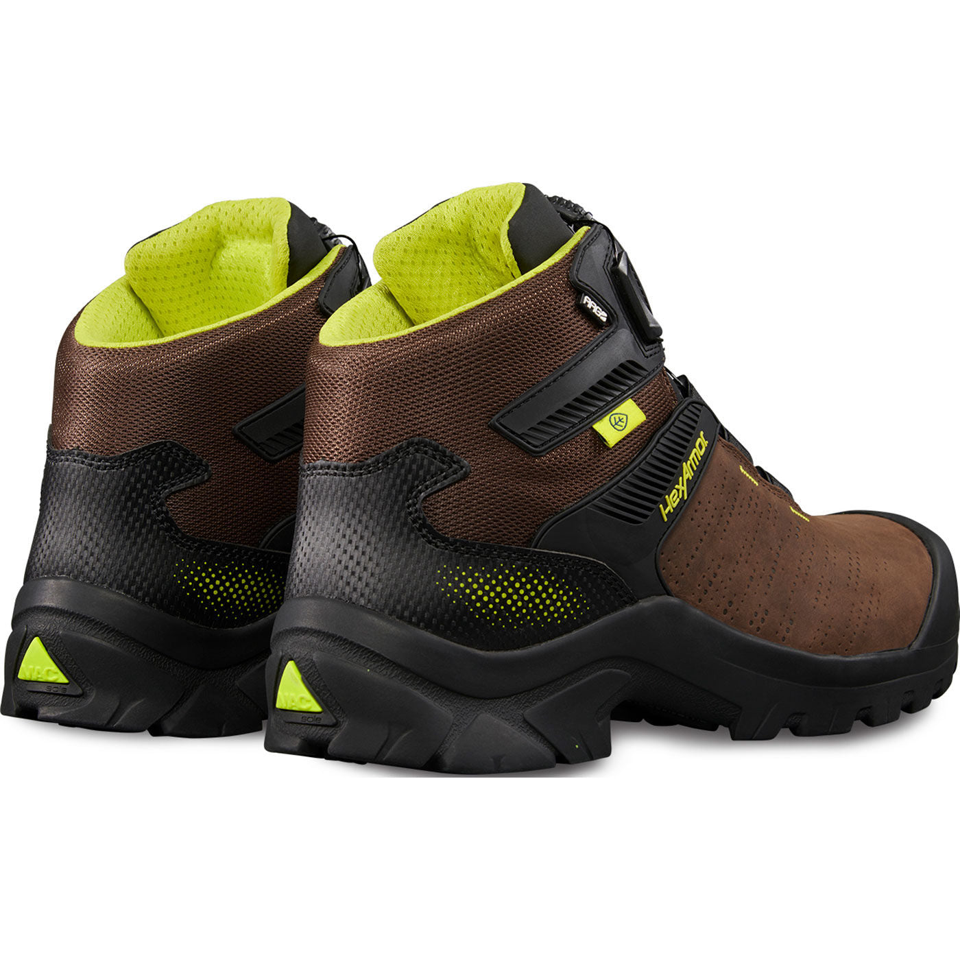 HexArmor Xbase BOA Men's 6-inch Composite Toe Electrical Hazard Work Boot - back