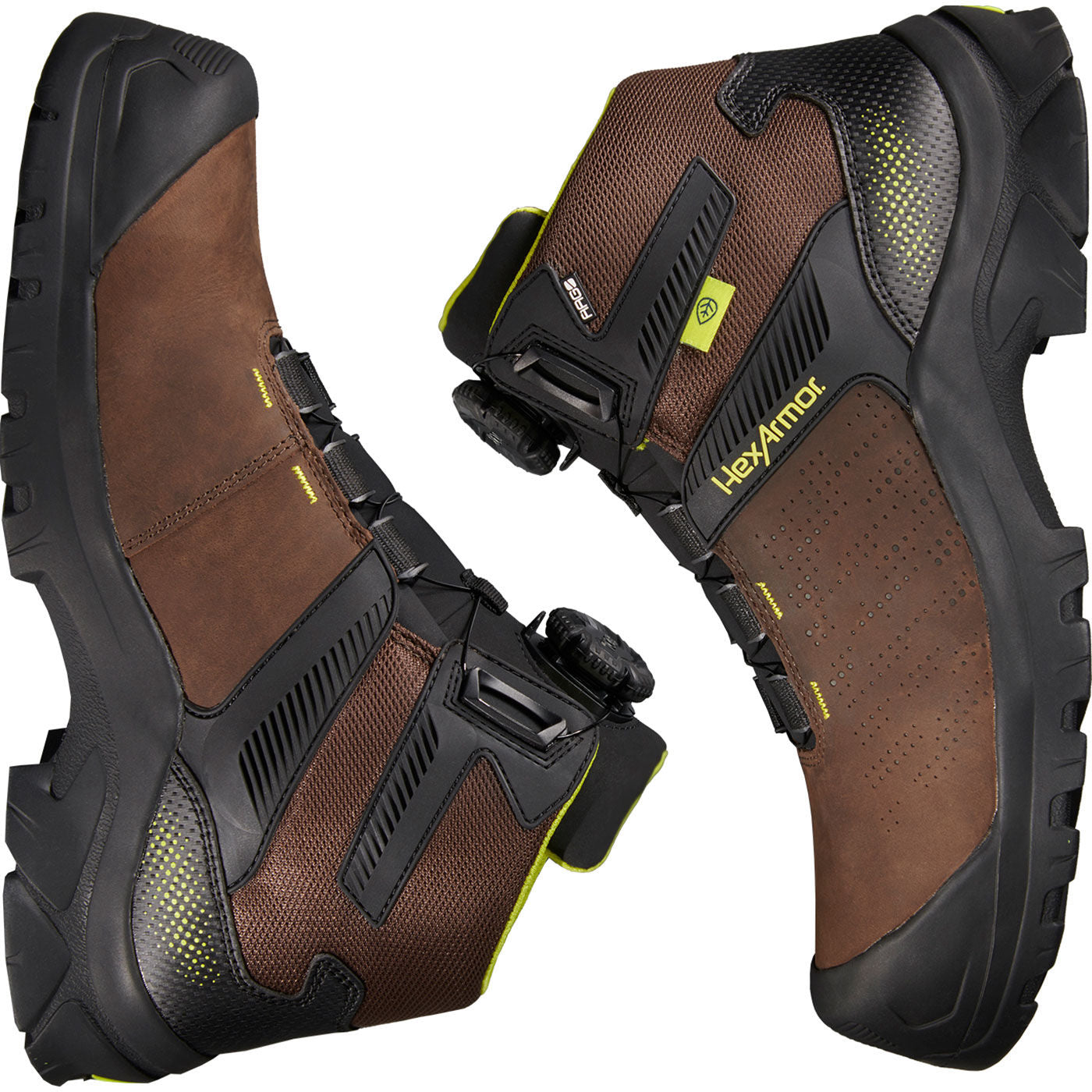 HexArmor Xbase BOA Men's 6-inch Composite Toe Electrical Hazard Work Boot - birdseye