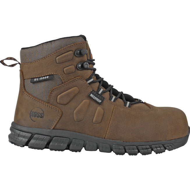 HOSS Tikaboo UL Men's Composite Toe Electrical Hazard Waterproof Work Boot - profile