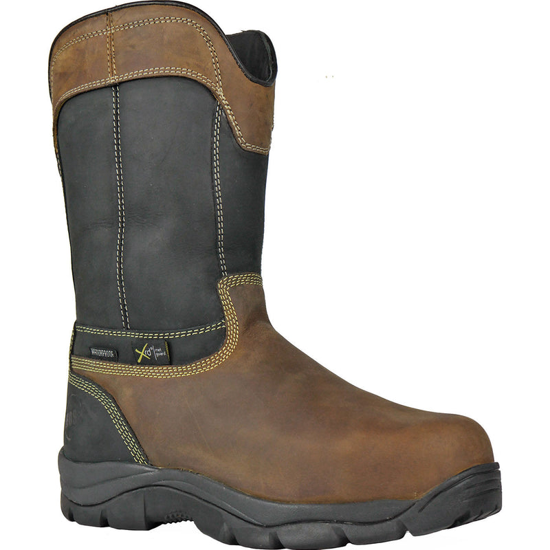HOSS Slag Men's Internal Metatarsal Composite Toe Puncture-Resisting Waterproof Pull-On Work Boot - main