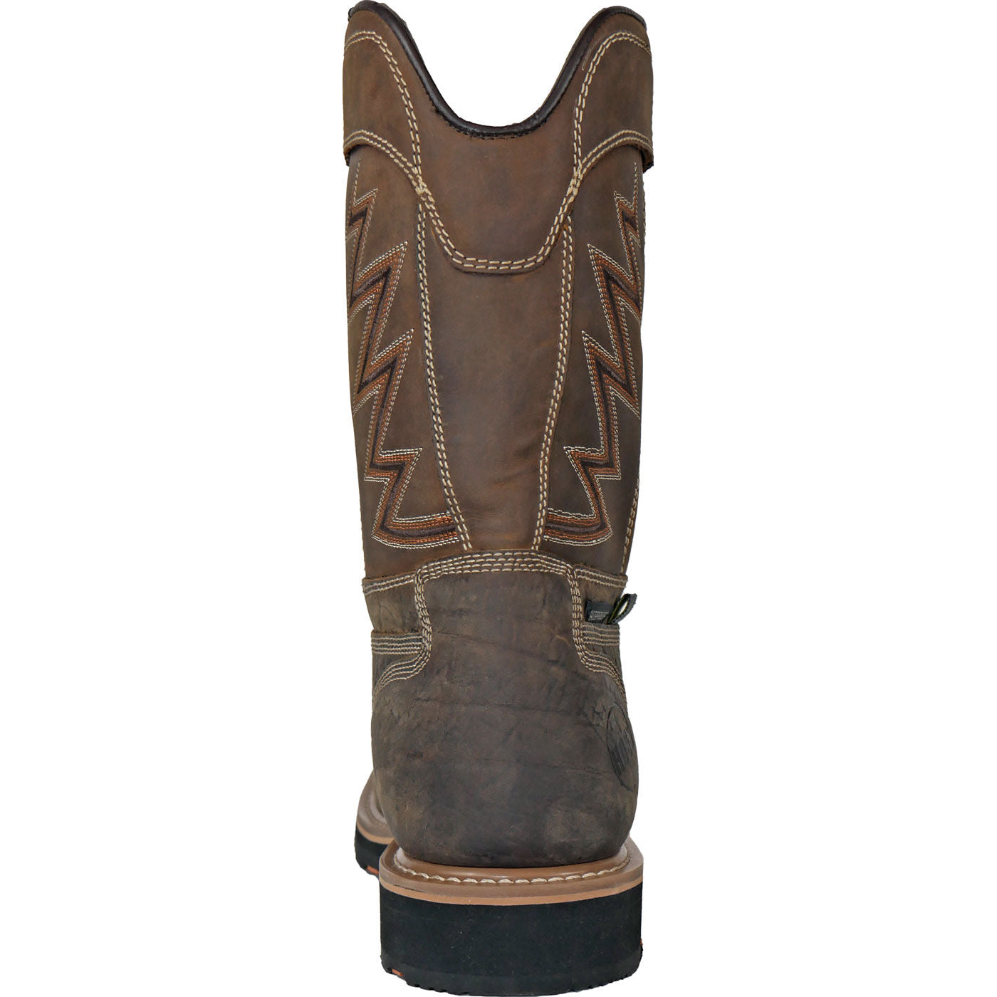 HOSS Fracker Men's Internal Metatarsal Composite Toe Puncture-Resisting Waterproof Western Work Boot - back