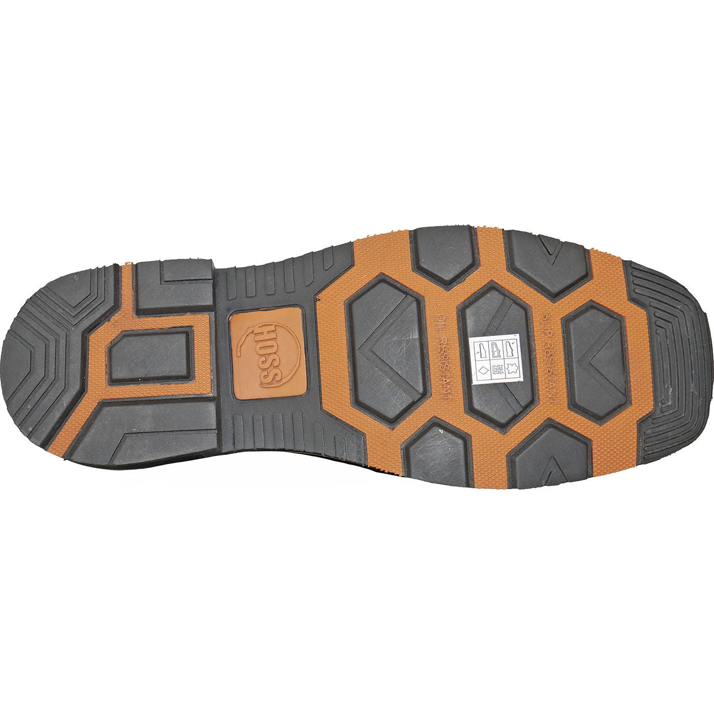 HOSS Fracker Men's Internal Metatarsal Composite Toe Puncture-Resisting Waterproof Western Work Boot - outsole