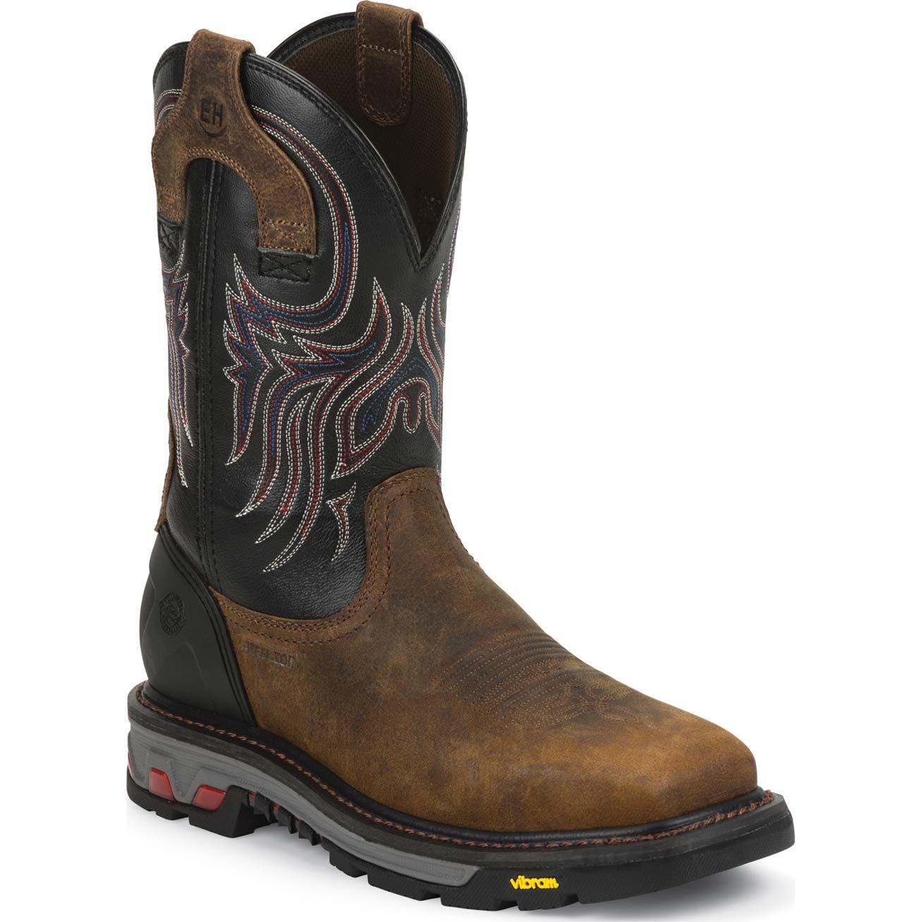 Justin Work Commander-X5&#8482; Tanker Steel Toe Pull-On Work Boot - main