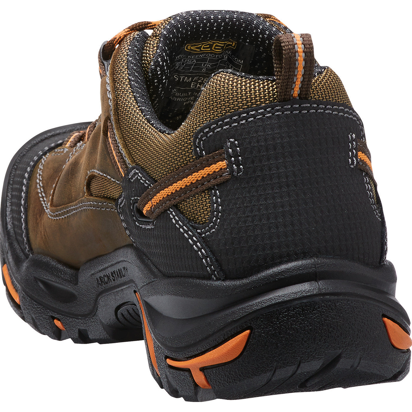 KEEN Utility® Braddock Low Men's Leather Electrical Hazard Resistant Oxford - back