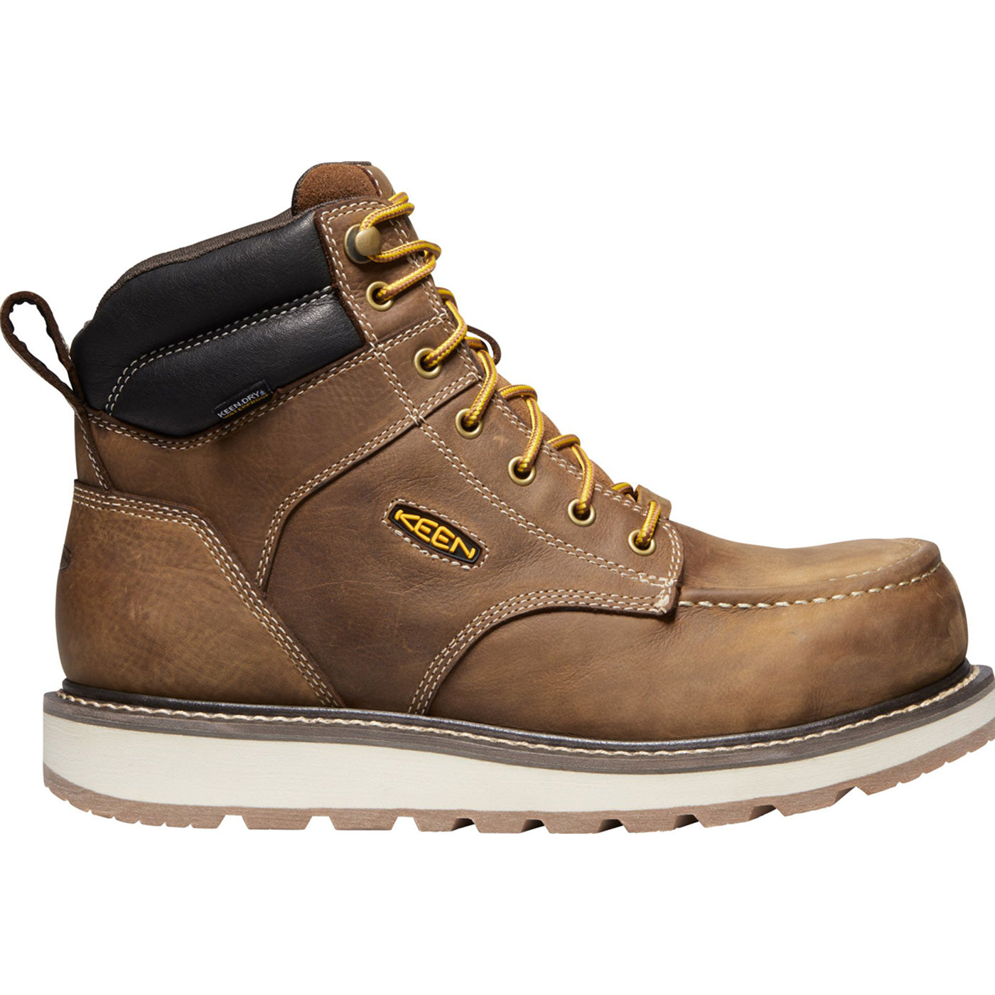 KEEN Utility® Cincinnati Wedge Men's Carbon Fiber Toe Electrical Hazard Waterproof Work Boot - profile