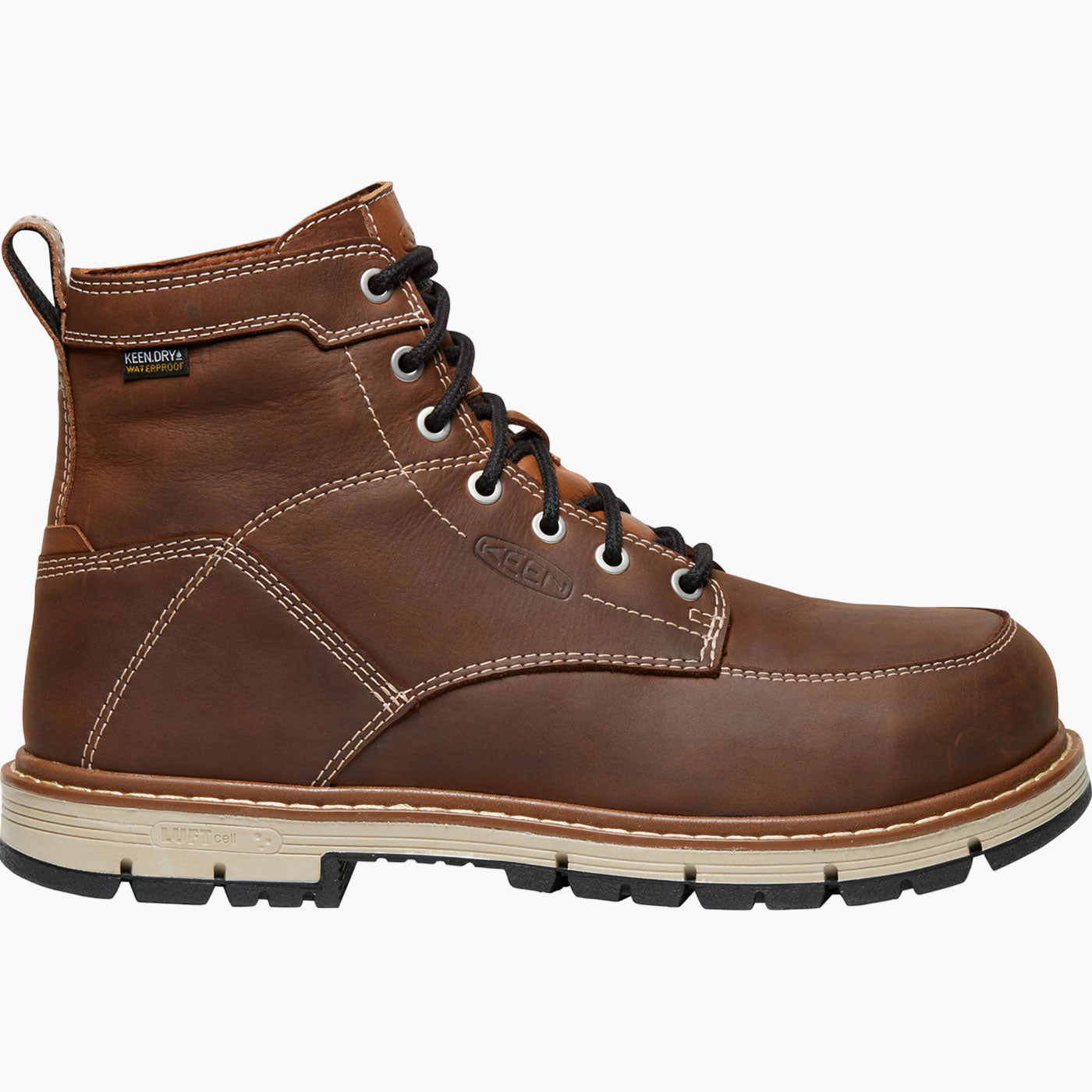 KEEN Utility San Jose 90 Men's 6 inch Aluminum Toe Electrical Hazard Waterproof Work Boots