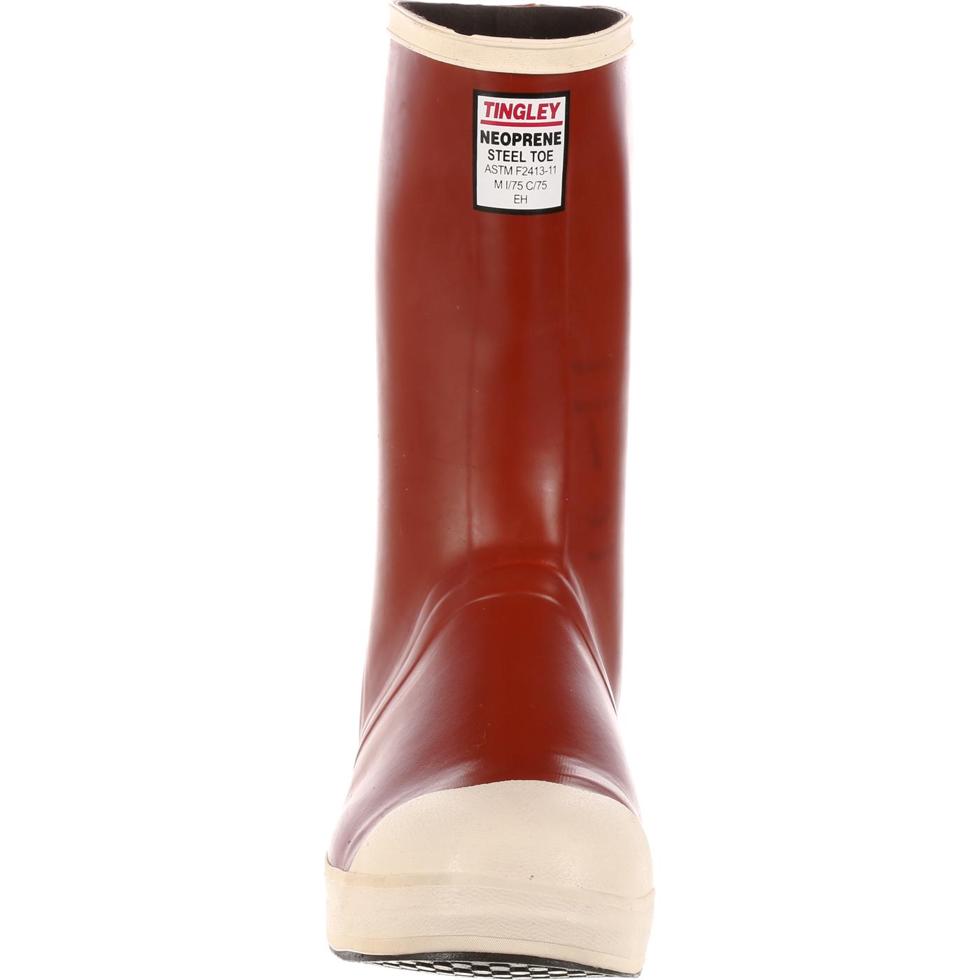 ""Tingley Neoprene Rubber 12"" Snugleg Safety-Loc Outsole Work Boot" - front"