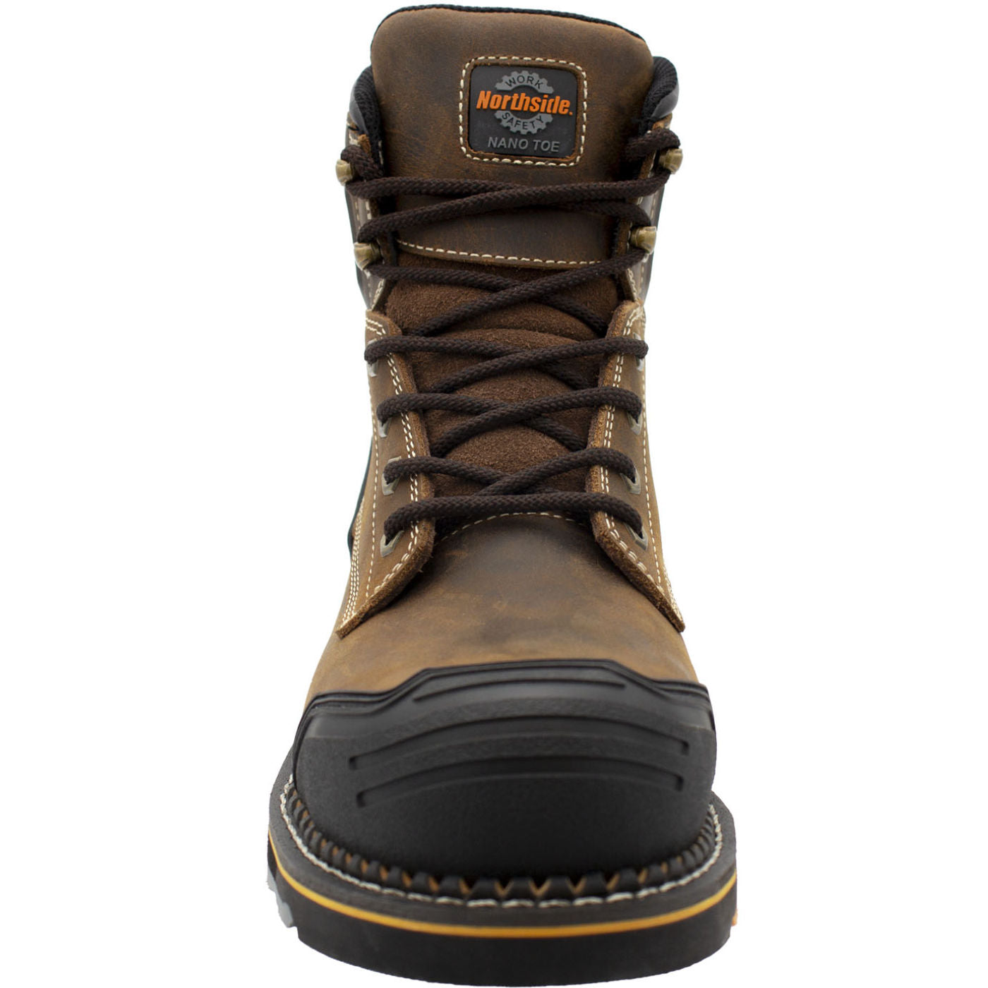 Northside Work Akron Men's 6-inch Nano Toe Electrical Hazard Waterproof Work Boot - front