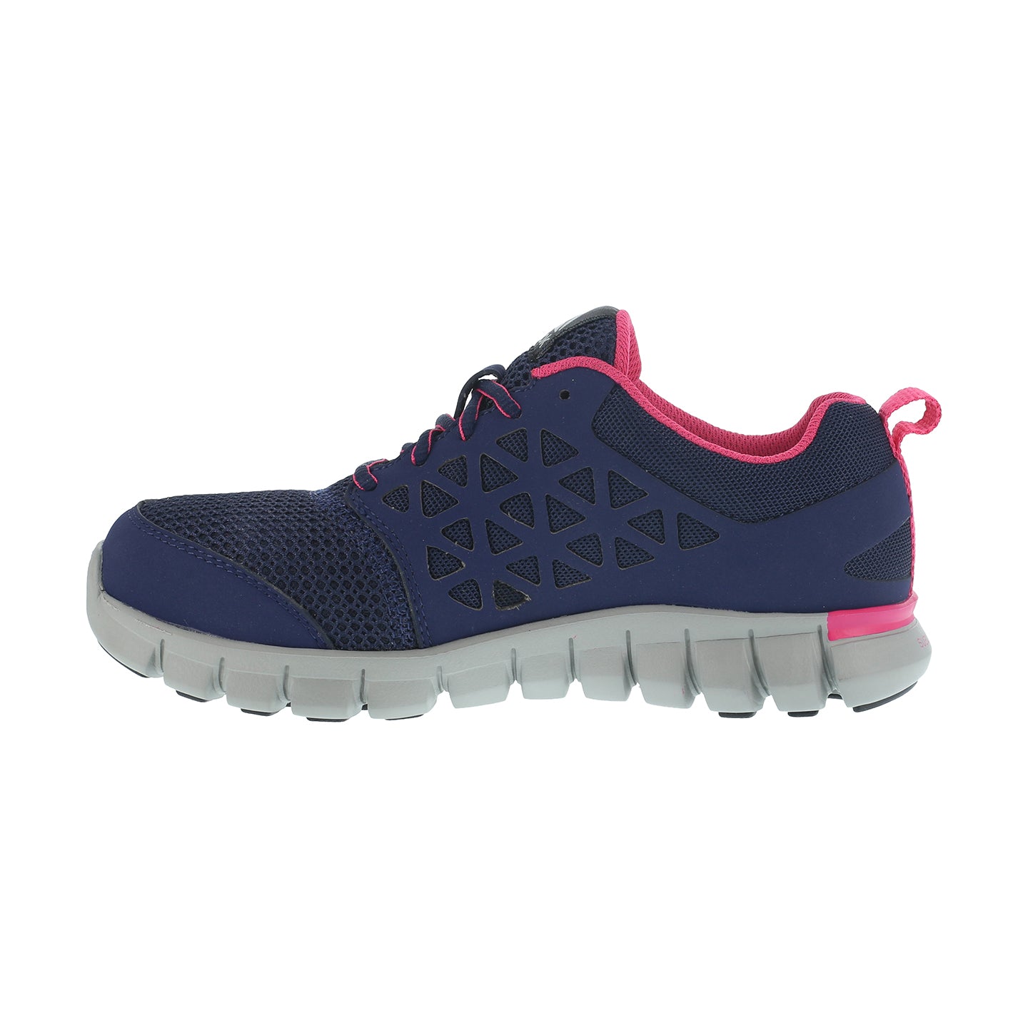 Reebok Sublite Cushion Womens Aluminum Toe Electrical Hazard Athletic Work Shoe - profile