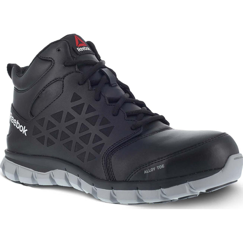 Reebok Sublite Cushion Work Women's Mid Cut Alloy Toe Electrical Hazard Slip Resistant Work Athletic Shoe - rb4142
