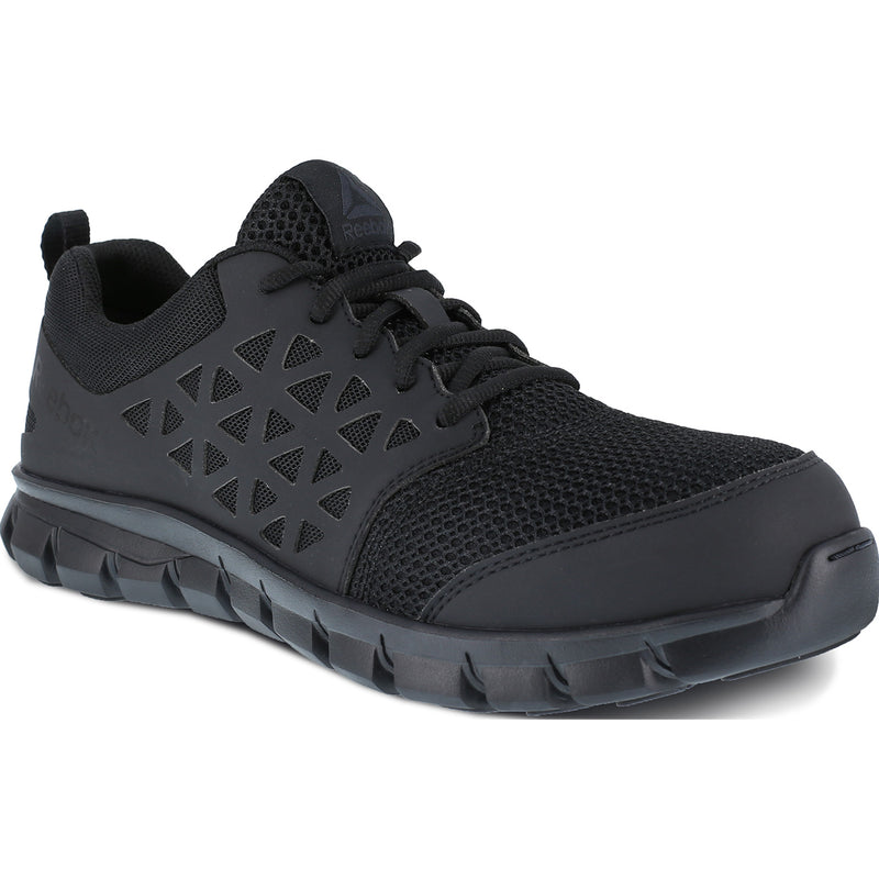 Reebok Sublite Cushion Work Men's Composite Toe Static-Dissipative Slip-Resistant Work Athletic Shoe - main