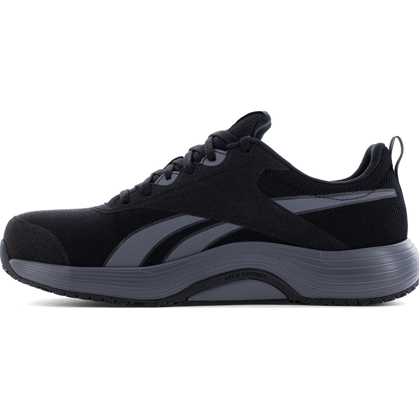 Reebok Lite Plus 4 Work Men's Composite Toe Electrical Hazard Athletic Work Shoe - profile