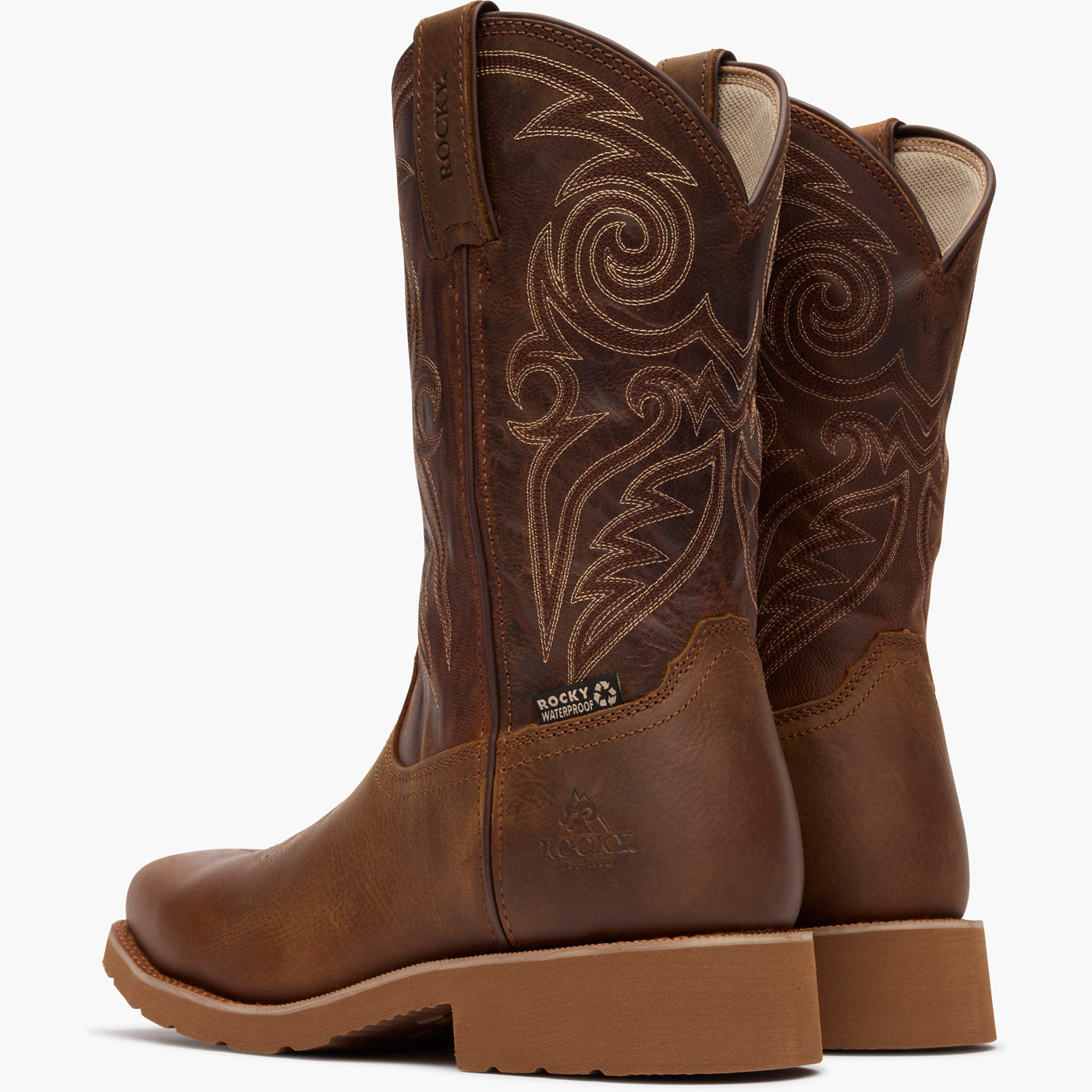 Rocky MonoCrepe 12” Steel Toe Western Boot
