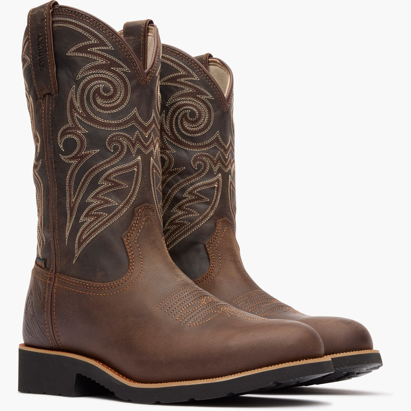 Rocky MonoCrepe 12” Steel Toe Western Boot