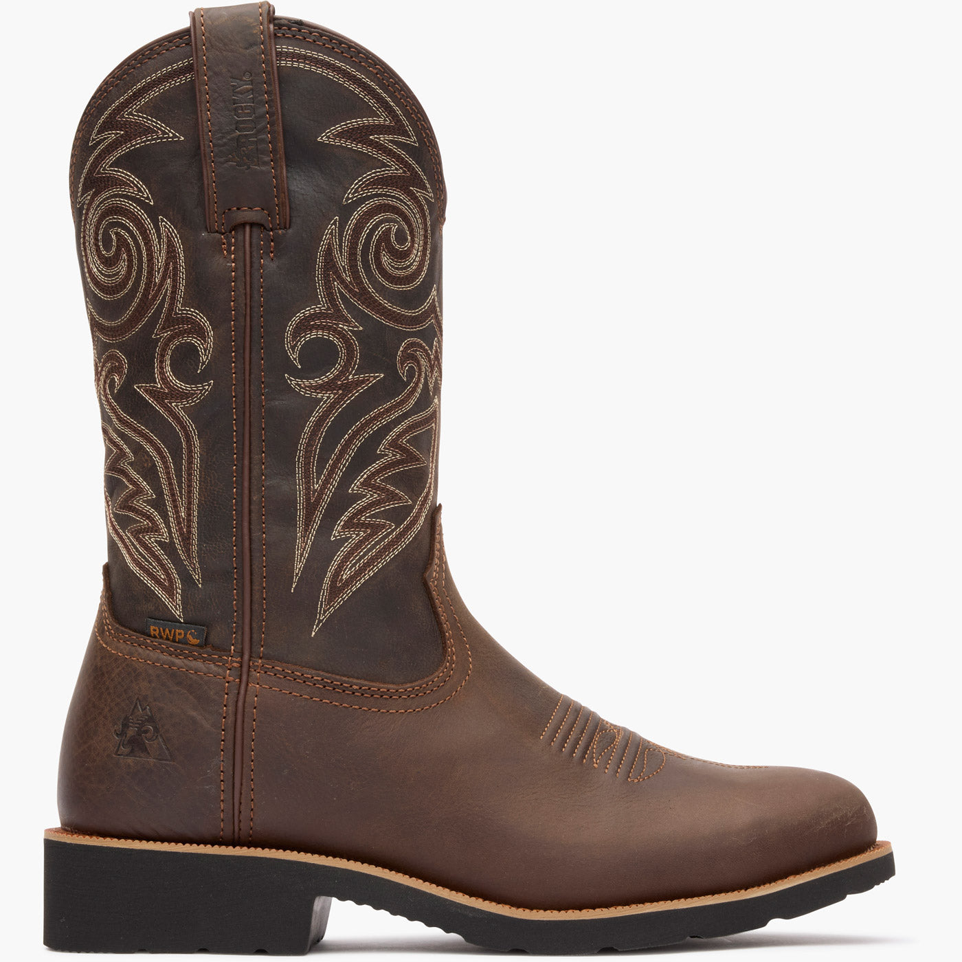 Rocky MonoCrepe 12” Steel Toe Western Boot