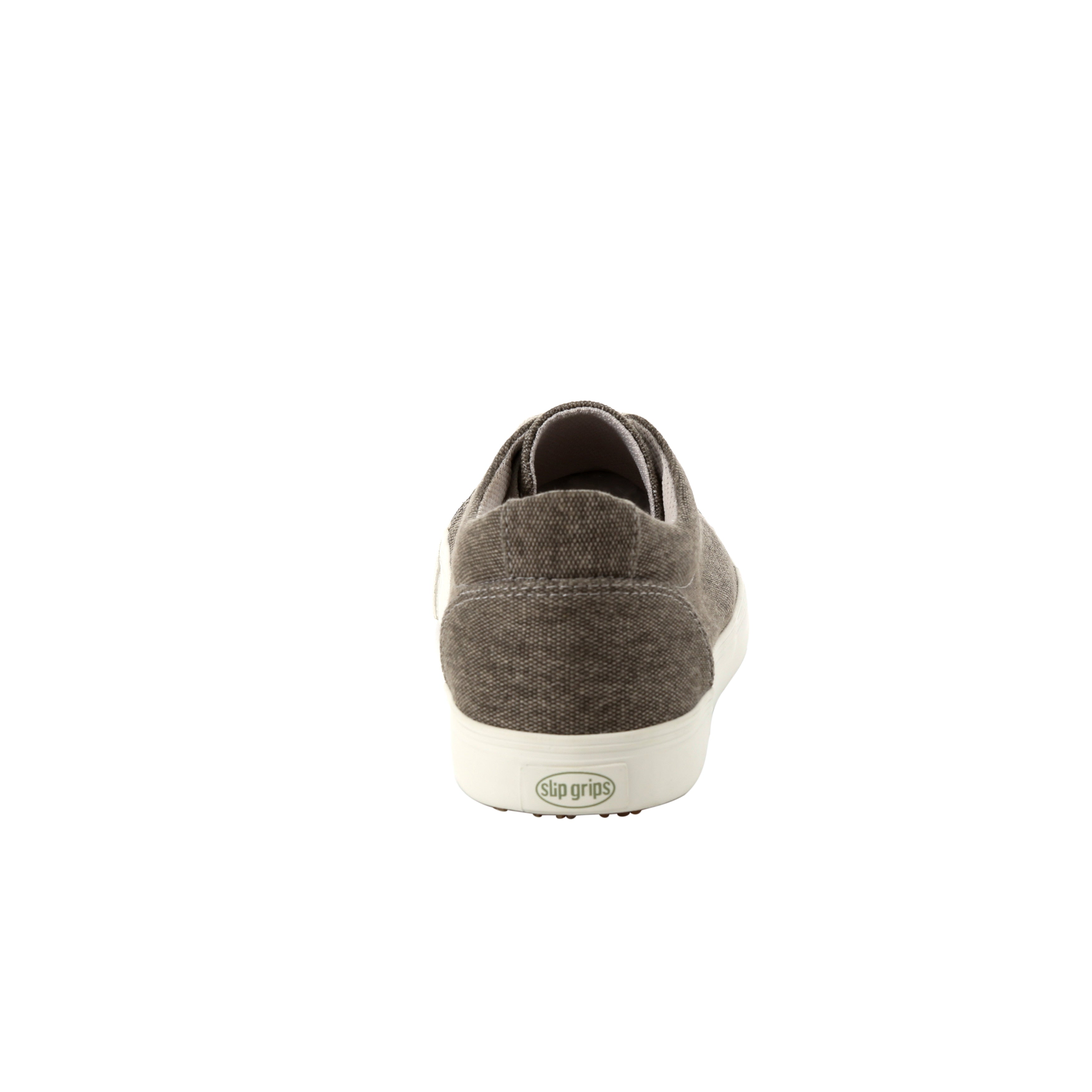 SlipGrips Women's Slip-Resistant Canvas Work Shoe - back