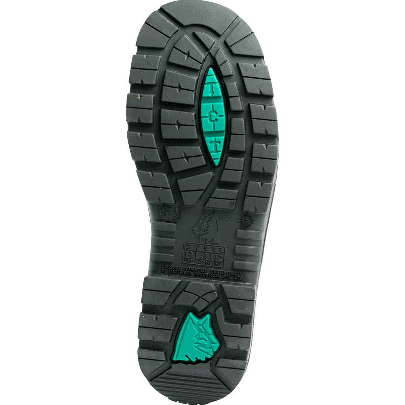Steel Blue Argyle Zip Bump Steel Toe Internal Metatarsal Puncture-Resisting Zipper Work Boot - outsole