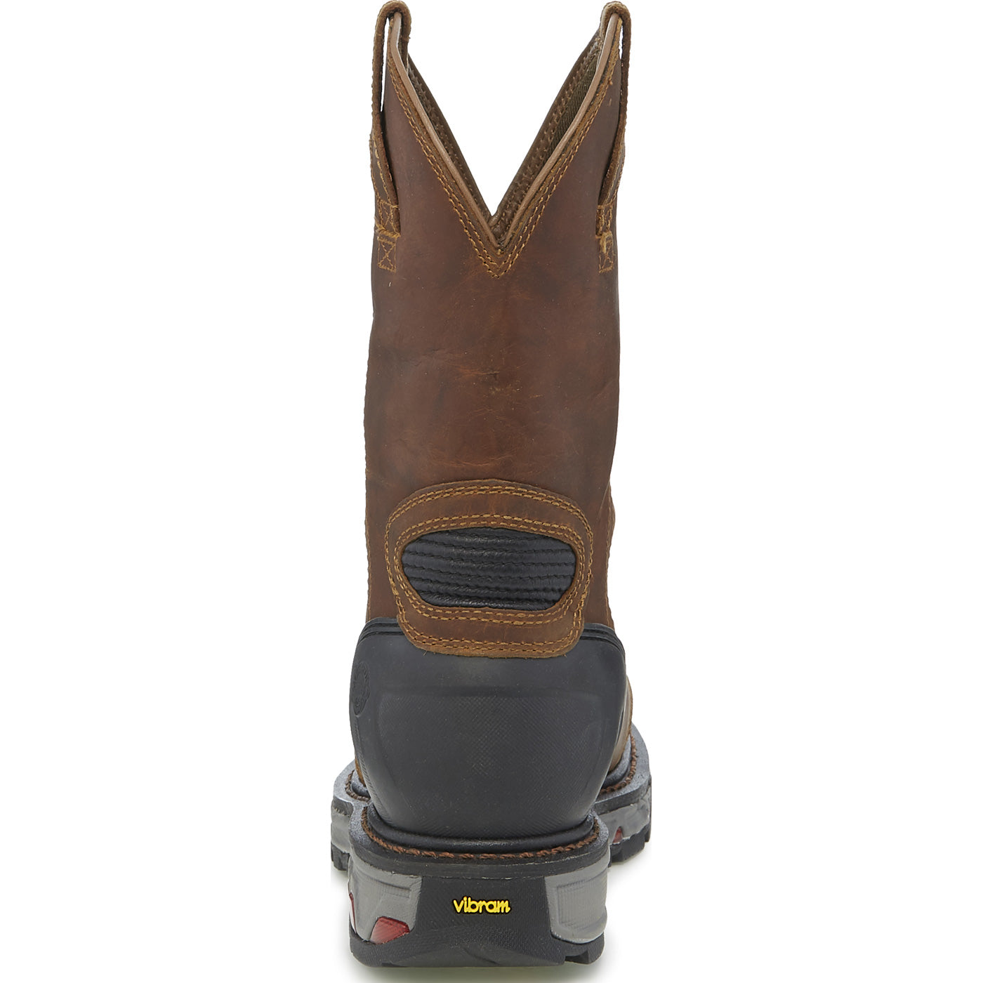 Justin Original Workboots Warhawk Men's 11 inch Composite Toe Electrical Hazard Waterproof Pull-on Work Boot - back