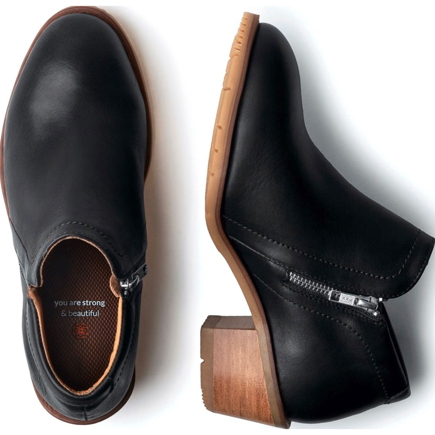 Xena Gravity Women's Steel Toe Electrical Hazard Zipper Pull-On Work Bootie - birdseye