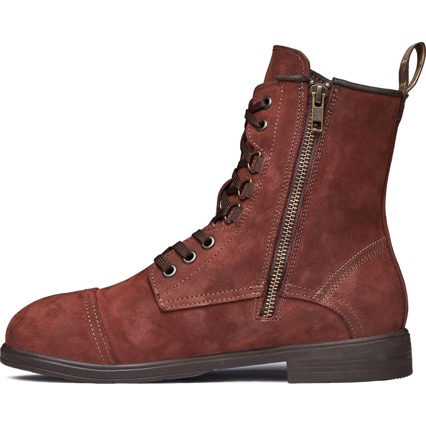 Xena Spice Women's 6-inch Steel Toe Zipper Work Boot - profile