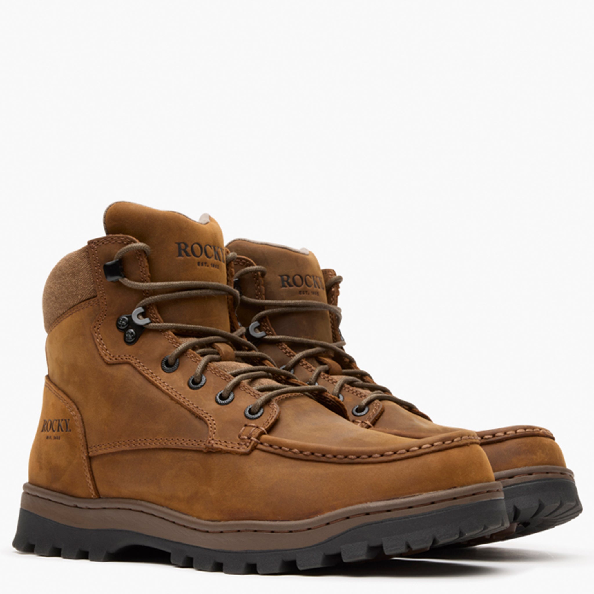 Rocky Outback LTE Moc Toe Hiker Outdoor Boot – SlipGrips