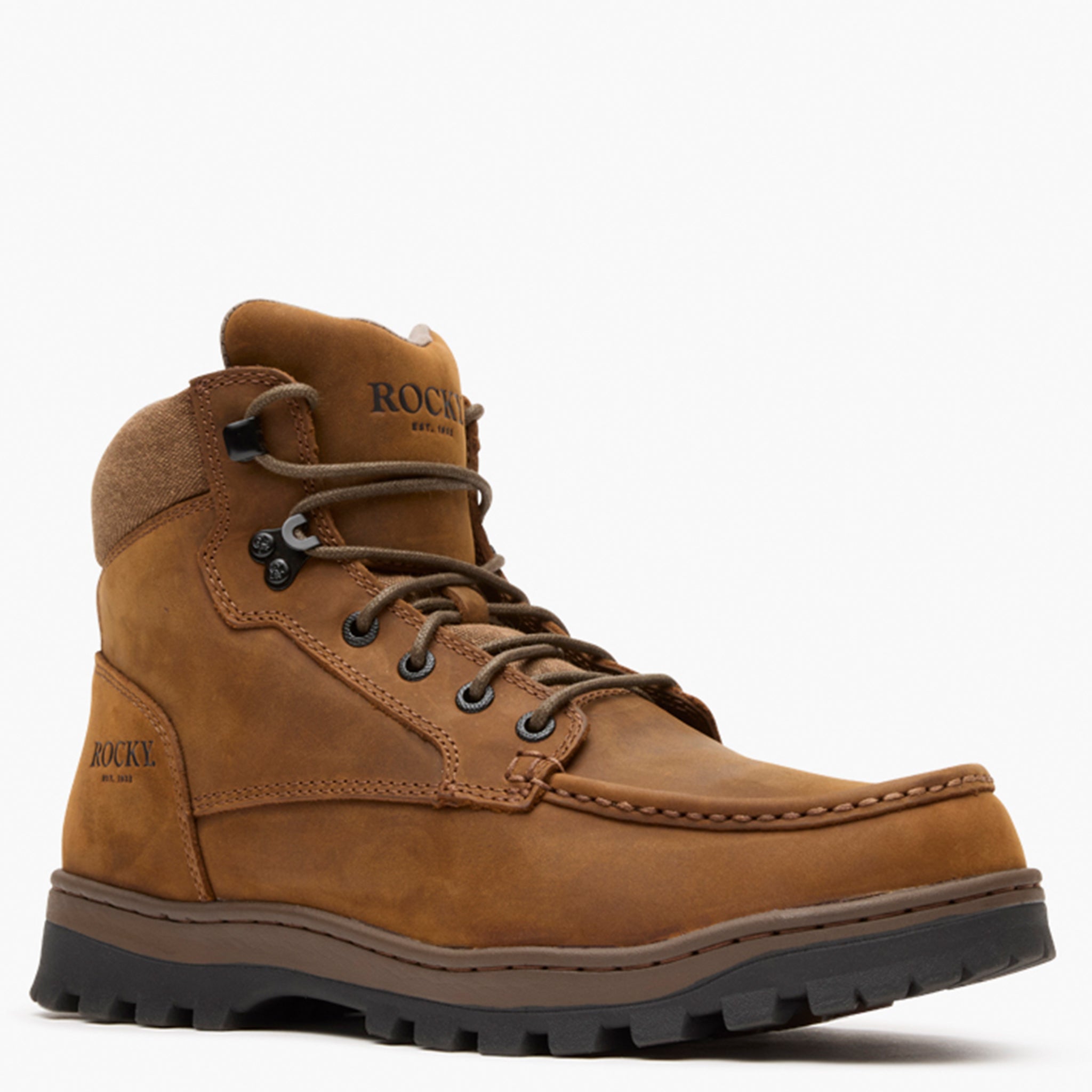 Rocky Outback LTE Moc Toe Hiker Outdoor Boot – SlipGrips