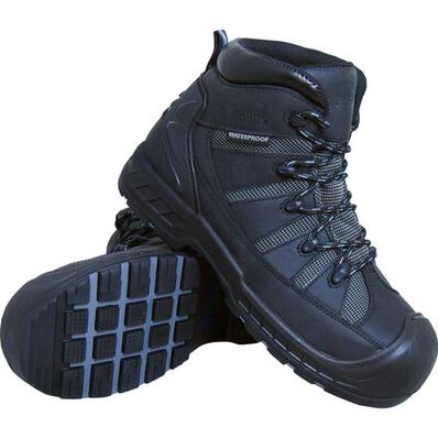 S Fellas by Genuine Grip Men's Trekker 6 inch Composite Toe Puncture  Resistant Waterproof Dark Brown Work Hiker, GG6200