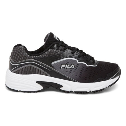 fila black non slip shoes