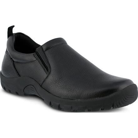 leather slip resistant shoes