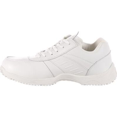  SlipGrips Stride - Zapatos deportivos de trabajo antideslizantes  para mujer, color blanco, Blanco : Ropa, Zapatos y Joyería