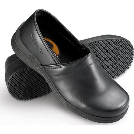 women's slip resistant black dress shoes